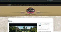 Desktop Screenshot of dyeswalkcc.com