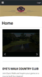 Mobile Screenshot of dyeswalkcc.com